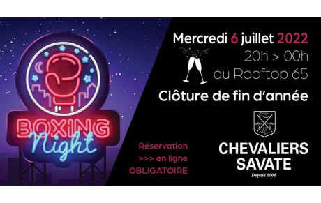Chevaliers Savate soirée de clôture saison 2021-2022